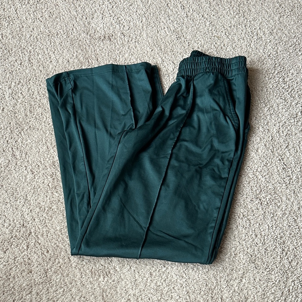 Aerie Women's Deep Green wide leg pants